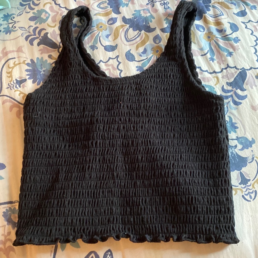 Hollister black tank top size M